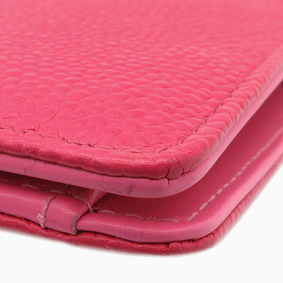 Chanel long wallet coco button flap wallet pink coco mark - Picture 4 of 10